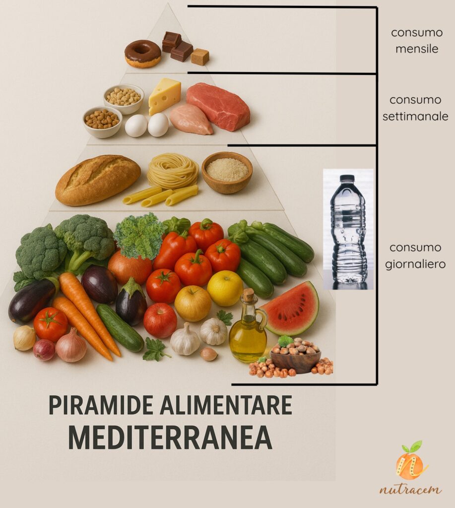 dieta mediterranea piramide alimentare